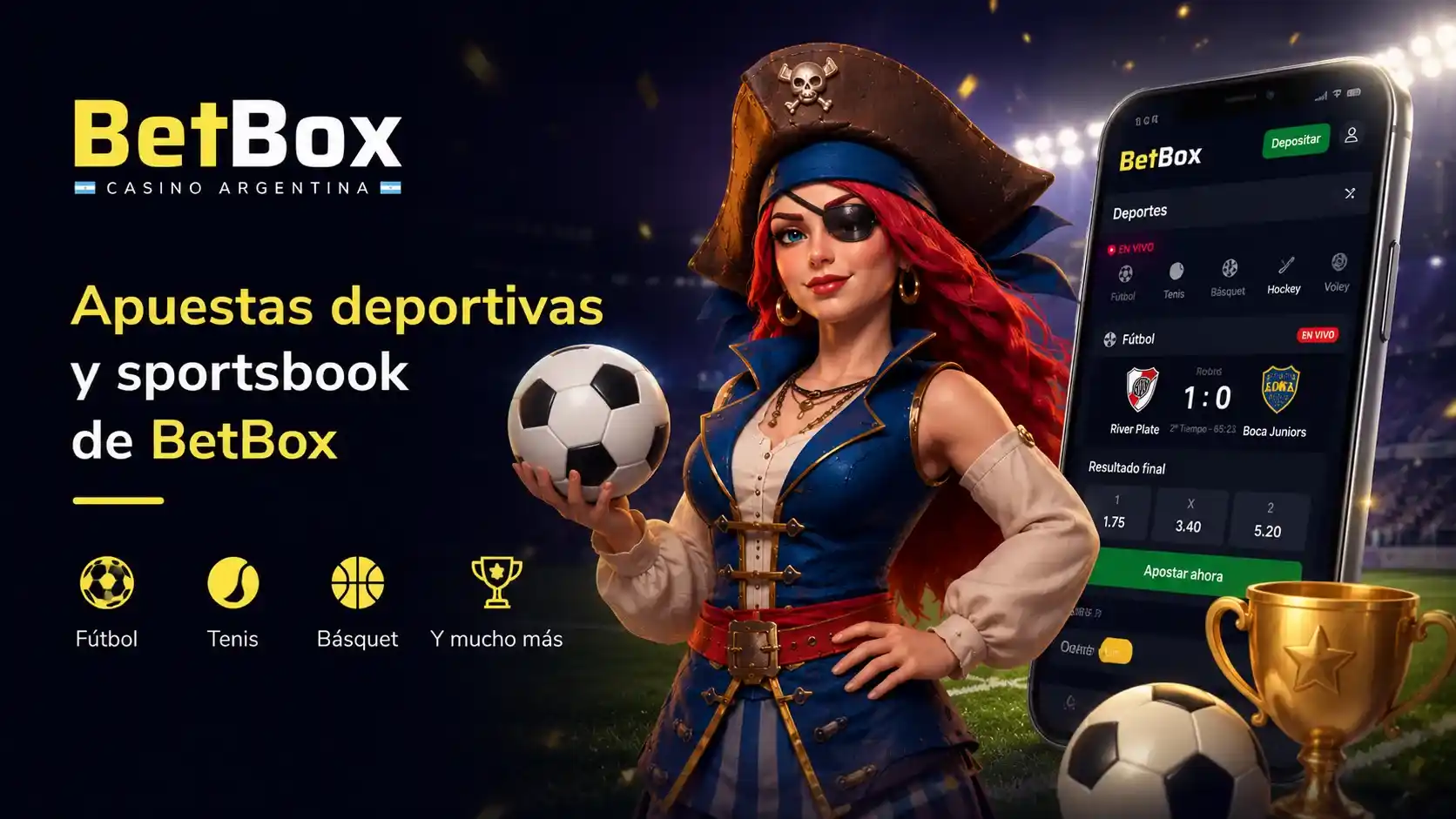 Apuestas deportivas y sportsbook de Betbox